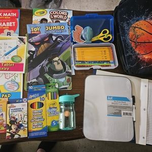 Bookbag with supplies